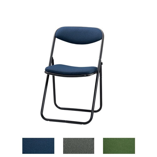 パイプ椅子 1脚 布張り 折りたたみチェア 折りたたみ椅子 TKF20-MYD