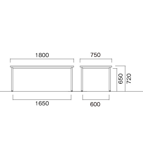 ߡƥ󥰥ơ֥ 1800߱750߹⤵720mm ŷ ĥơ֥ ơ֥ EK-1875