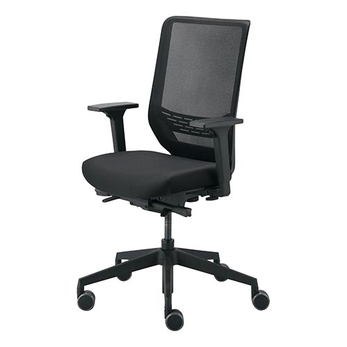 デスクチェア 42378 To-sync DAUPHIN ブラック/ホワイトフレーム オフィスチェア デスク