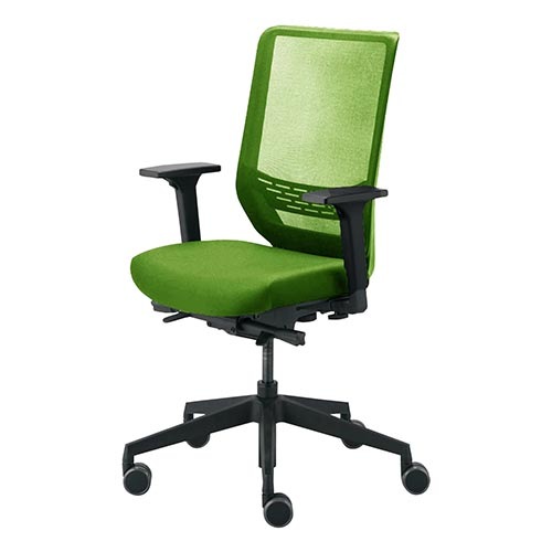 To-sync DAUPHIN ブラック/ホワイトフレーム オフィスチェア デスク