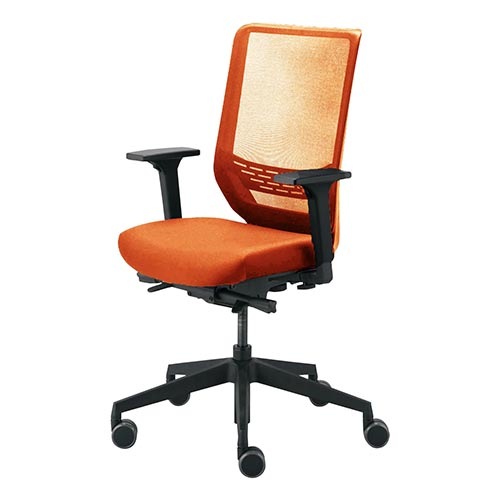 To-sync DAUPHIN ブラック/ホワイトフレーム オフィスチェア デスク