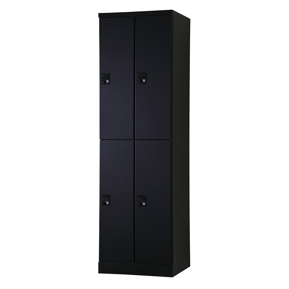 （代引不可）豊國工業 オール扉タイプハンガーパイプ式4人用2列2段 W900(内筒交換錠)RLK-TTPN4290-WTW 豊國工業 オール扉タイプハンガーパイプ式4人用2列2段 W525