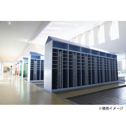 アンブレラ＆シューズロッカー用オプション 三角屋根 上置き ホワイト