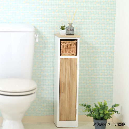 トイレラック 幅190×奥行210×高さ785mm スリムタイプ トイレ用品収納