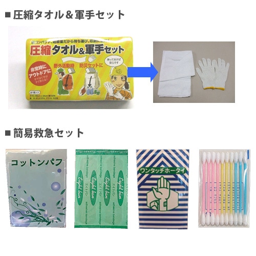 防災セット 11点セット 防災バッグ 帰宅支援セット 帰るポーチ IDP-82