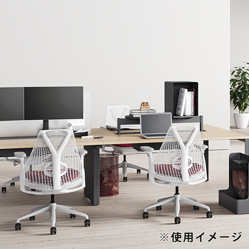 オフィスチェア ハーマンミラー セイルチェア スレートグレー デスク