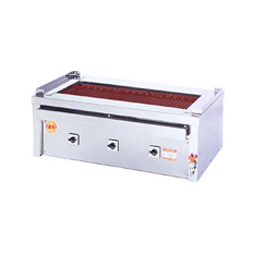 電気グリラー 卓上型 幅1020×奥行550×高さ380mm グリル 焼き物器 3P-218C