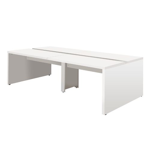 オフィスデスク フリーアドレス用 幅2400×奥行1200×高さ720mm パソコン