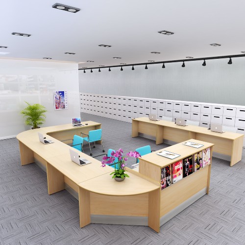 受付カウンター長さ270㎝高さ68㎝レジ 受付台テーブル折り畳み演説台おしゃれ 受付カウンター長さ270㎝高さ68㎝レジ 受付台テーブル折り畳み演説