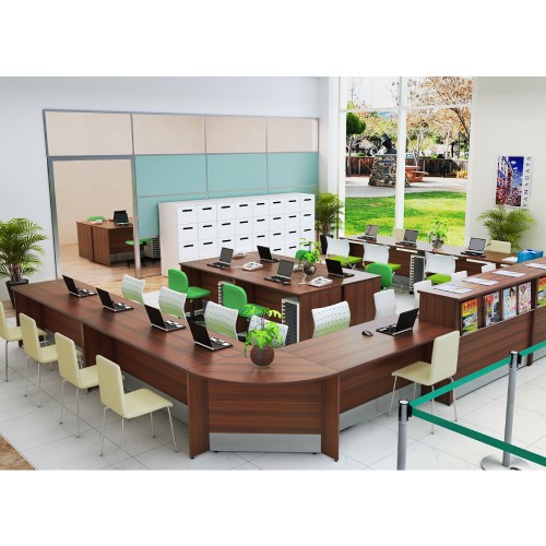 ローカウンター 幅1800×奥行700×高さ720mm 木製 受付カウンター 受付台