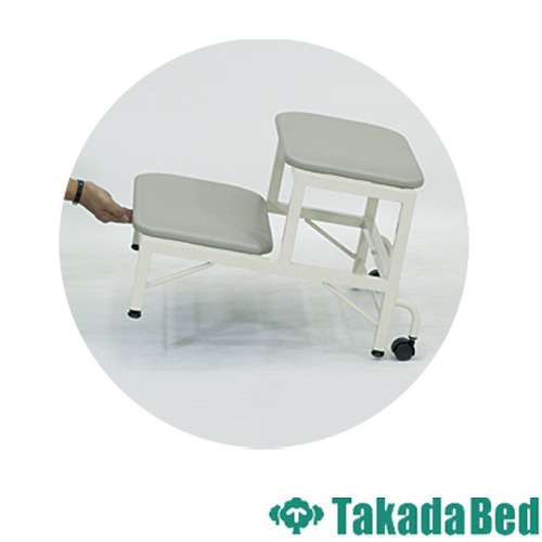 踏み台 2段 ステップ台 脚立 キャスター付き TB-60（商品番号：7-tb-60