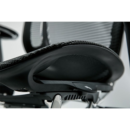 コンテッサ セコンダ オカムラ 固定肘 座革 CC48BW-FPT（商品番号：56