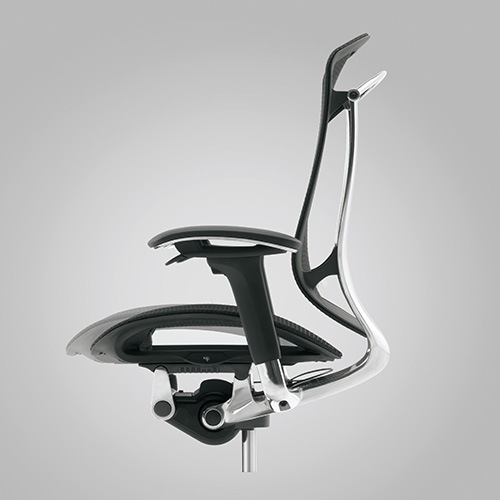 コンテッサ セコンダ オカムラ 固定肘 座革 CC48BW-FPT（商品