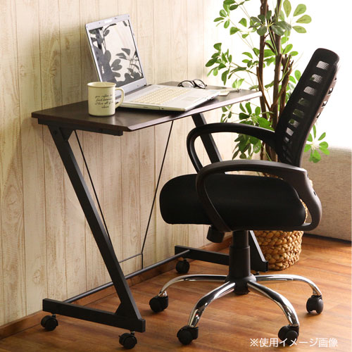 【新品】ワークデスク（キャスター付き） ワークデスク キャスター付き 幅800×奥行400×高さ720mm パソコンデスク