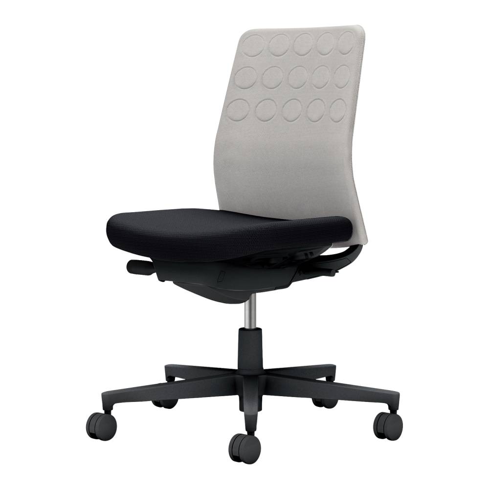 コクヨ モネット C03-B210W-BB61SX1 L型肘 脚ブラック 本体色ブラック 座ブラック ナイロンキャスター コクヨ オフィスチェア Monet＜モネット＞ 背クッション