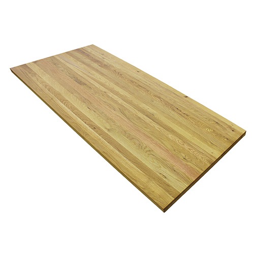 ダイニングテーブル 無垢天板 オーク 木製脚 幅1500mm Leap150B-OAK