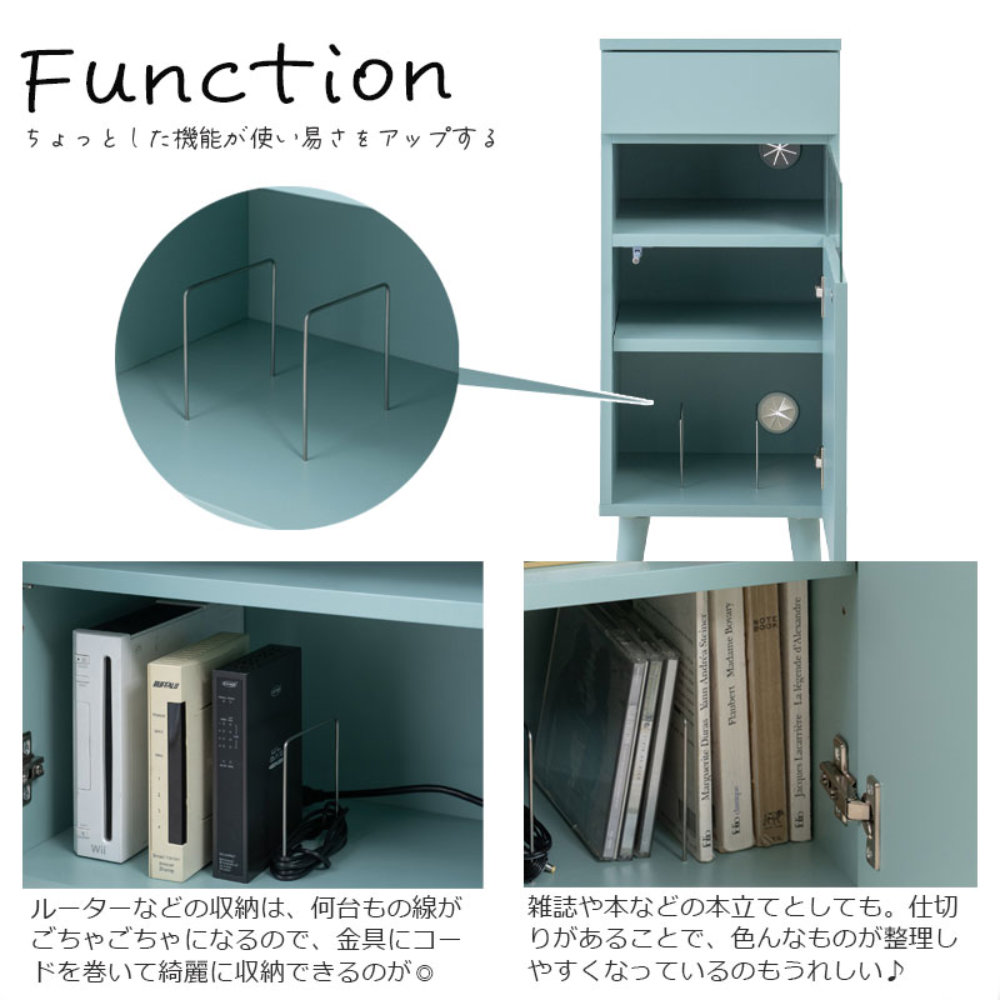 キャビネット 幅30.5cm シェルフ 収納ラック 電話台 fy-0257（商品番号 
