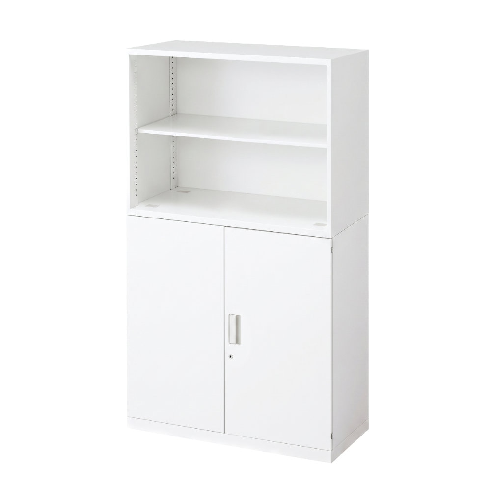 書庫セット コクヨ インベント オープン+両開き 高さ1677mm WM-K39-S49