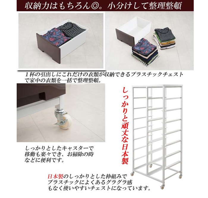 チェスト 2列 7段 収納ケース 収納ボックス nj-0379-0391（商品番号