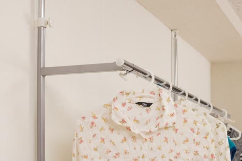 物干し 幅151～220cm 伸縮式 ハンガーラック 洗濯物干し nj-0132（商品