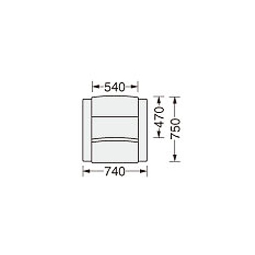 ライオン事務器 LION アームチェア 応接ソファ S-421AC（商品番号：li