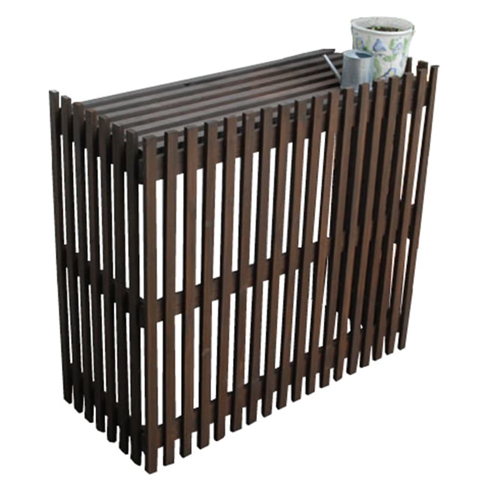 室外機カバー 幅875×奥行365×高さ800mm エアコン室外機 室外機ラック