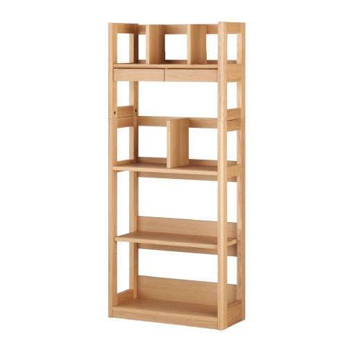 本棚 幅600×奥行284×高さ1419mm ブックシェルフ オープンラック