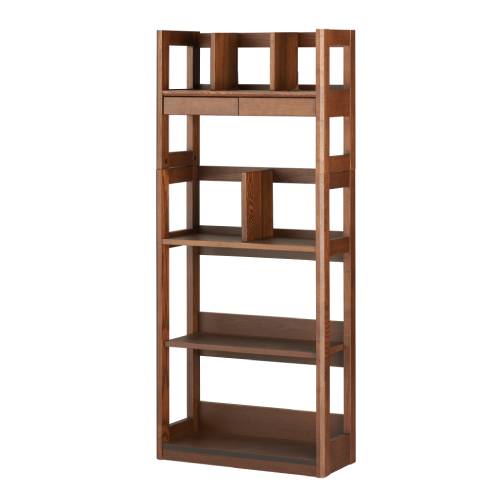 本棚 幅600×奥行284×高さ1419mm ブックシェルフ オープンラック