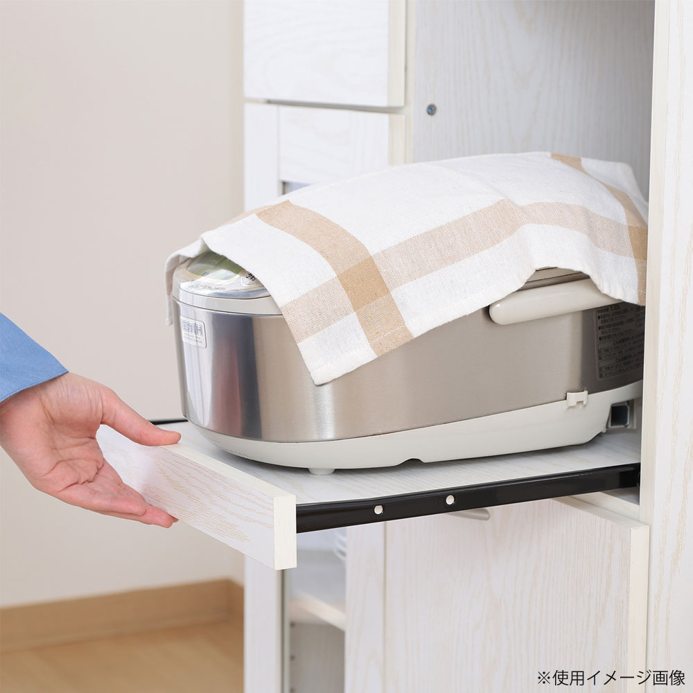 キッチンボード 幅600×奥行398×高さ950mm オークホワイト キッチン棚