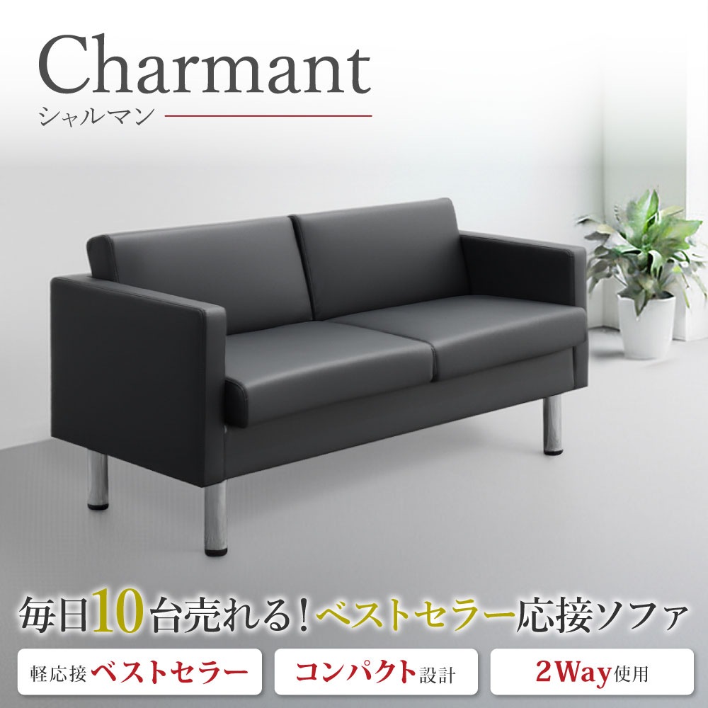 応接ソファ 2人用 2人掛け 2人 ソファ SA681-2-2（商品番号：SA681-2-2