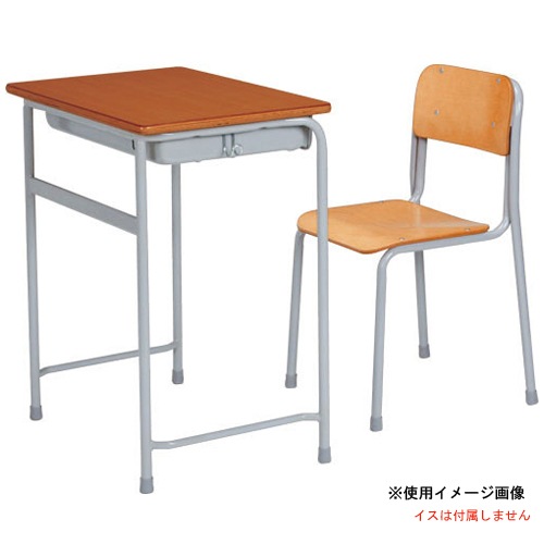 生徒用デスク 新JIS規格 幅650×奥行450mm つくえ シンプル 定番 学校用