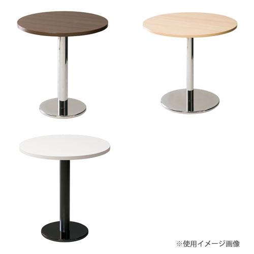 抗ウイルスカフェテーブル 天板 丸型 直径800mm 抗菌 MR-800（商品番号