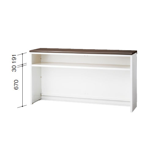 受付カウンター ハイカウンター 幅1200×奥行470×高さ952mm 生興 PXH-12TBW