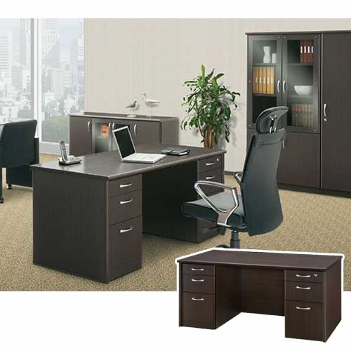 エグゼクティブデスク　幅1600×奥行750mm