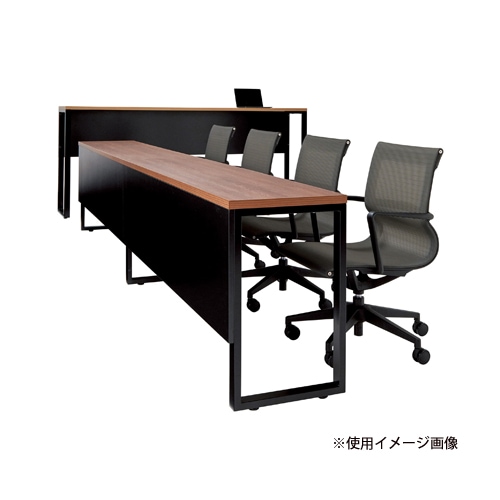 会議用テーブル 単体型 幅2400×奥行450×高さ720mm カウンターテーブル