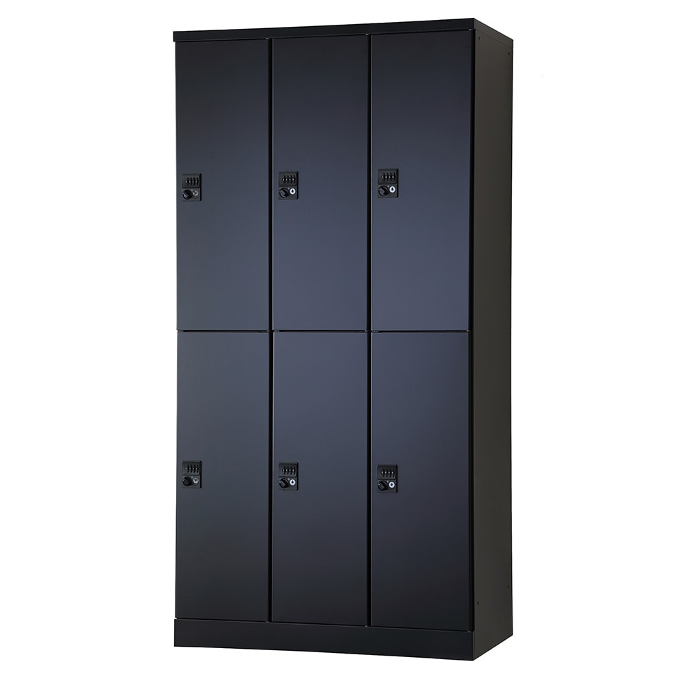 ロッカー 6人用 3列2段 幅900mm 内筒交換錠 RLK-TTPN6290(商品番号 ロッカー 6人用 3列2段 幅900mm 内筒交換錠 RLK-TTPN6290(商品番号