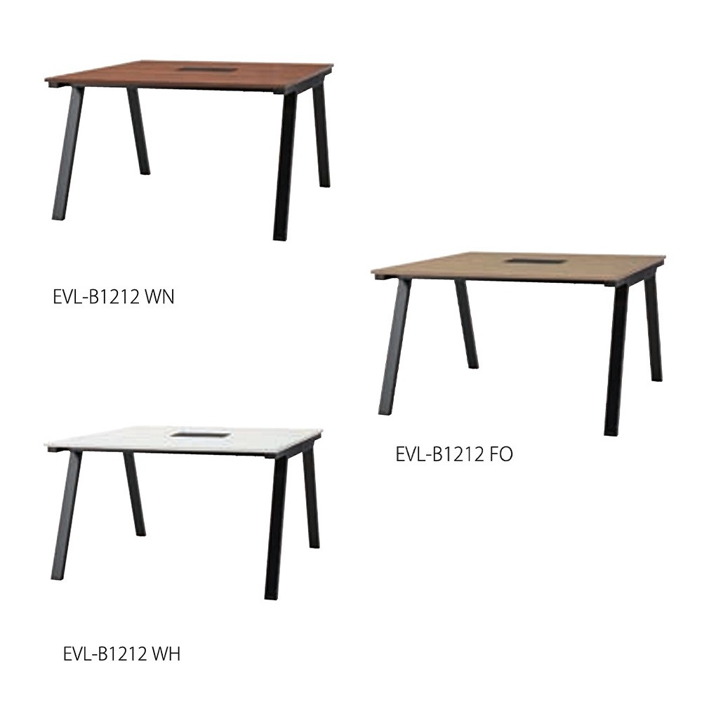 会議用テーブル 幅1200×奥行1200×高さ720mm ミーティングテーブル 会議