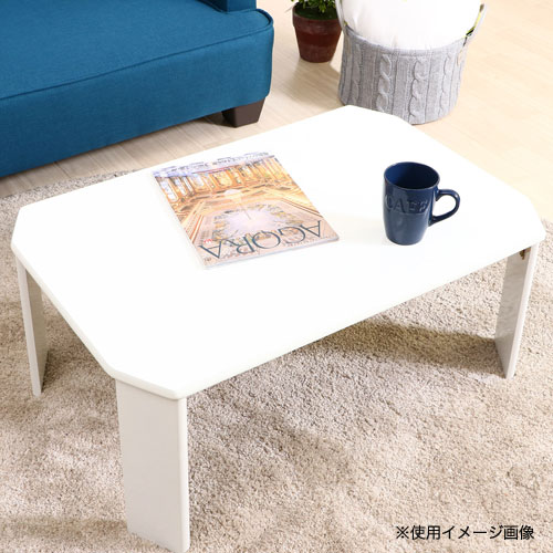 座卓 幅750×奥行500×高さ320mm ちゃぶ台 折りたたみテーブル 6310MDF