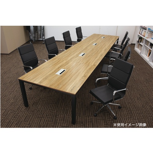 会議用テーブル 増連セット 幅1200×奥行1200mm 会議テーブル フリー