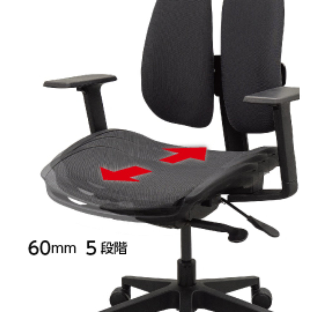 オフィスチェア デュオレスト DUOREST メッシュチェア ヘッドレスト