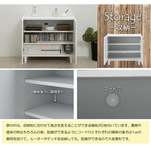 キャビネット　棚 4B23SF-ZA75 スライドキャビネット（下置用） 幅900×奥行450×高