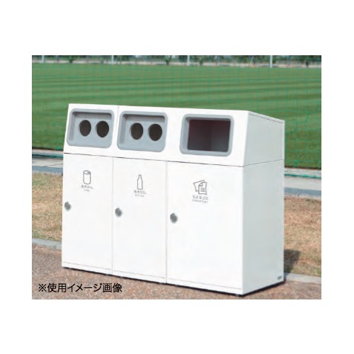 ゴミ箱 業務用ダストボックス 幅460×奥行460×高さ947mm 容量67L DS-166