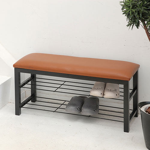 玄関ベンチ シューズラック 収納ベンチ 幅80×奥行30×高さ40cm TBC-001