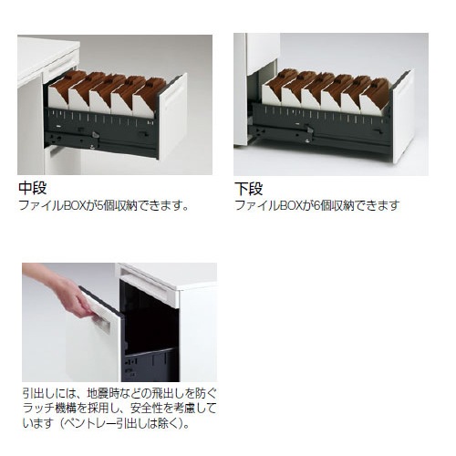 オカムラ アドバンス 片袖机 4段 引出し付 コンセント(別売)対応 幅1000×奥行600×高さ720mm 3V1WZL MK28 1台(メーカ オカムラ アドバンス 両袖机 左右3段 引出し付 コンセント（別売）対応