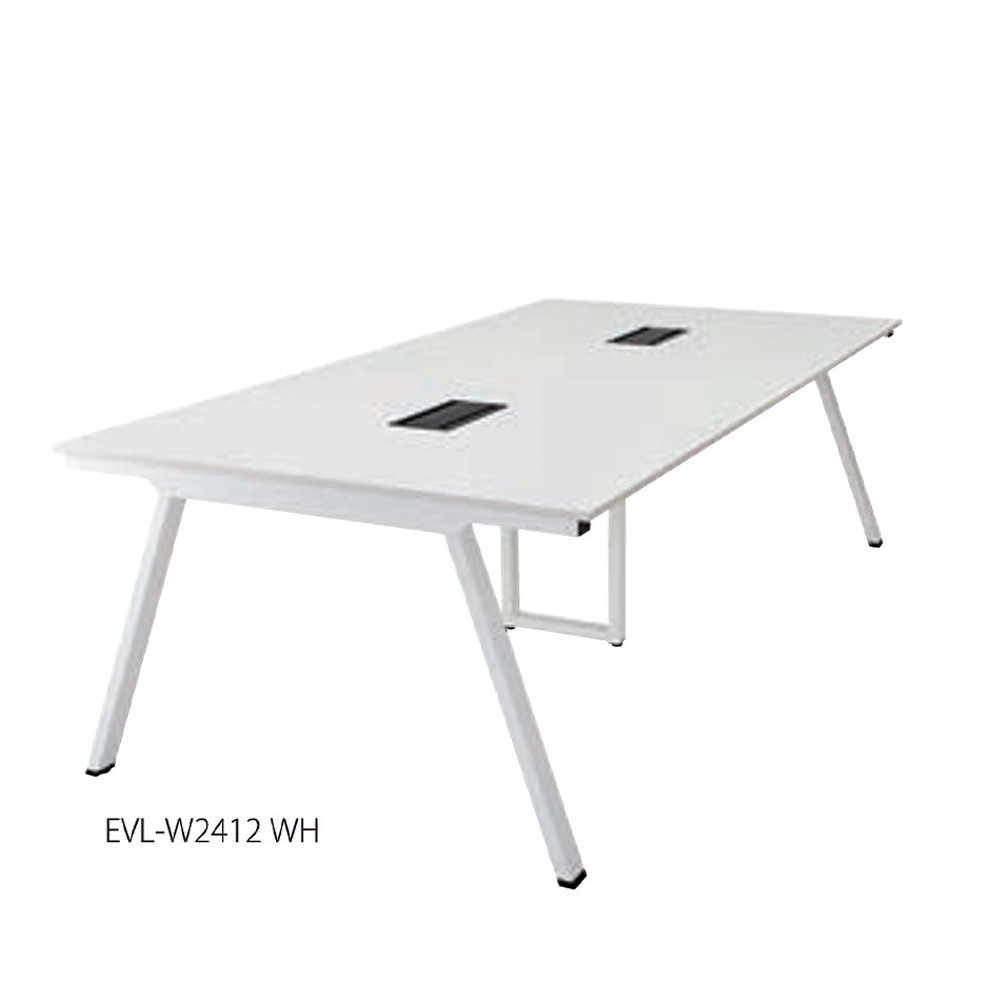 会議用テーブル 幅2400×奥行1200×高さ720mm ミーティングテーブル 会議