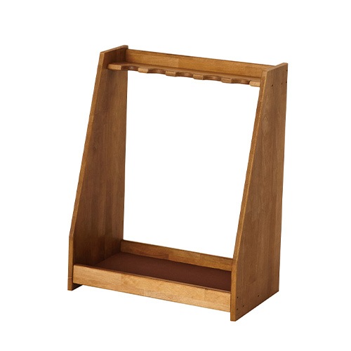 ディスプレイスタンド 幅47×奥行28×高さ60cm 天然木 5本用 ロッド