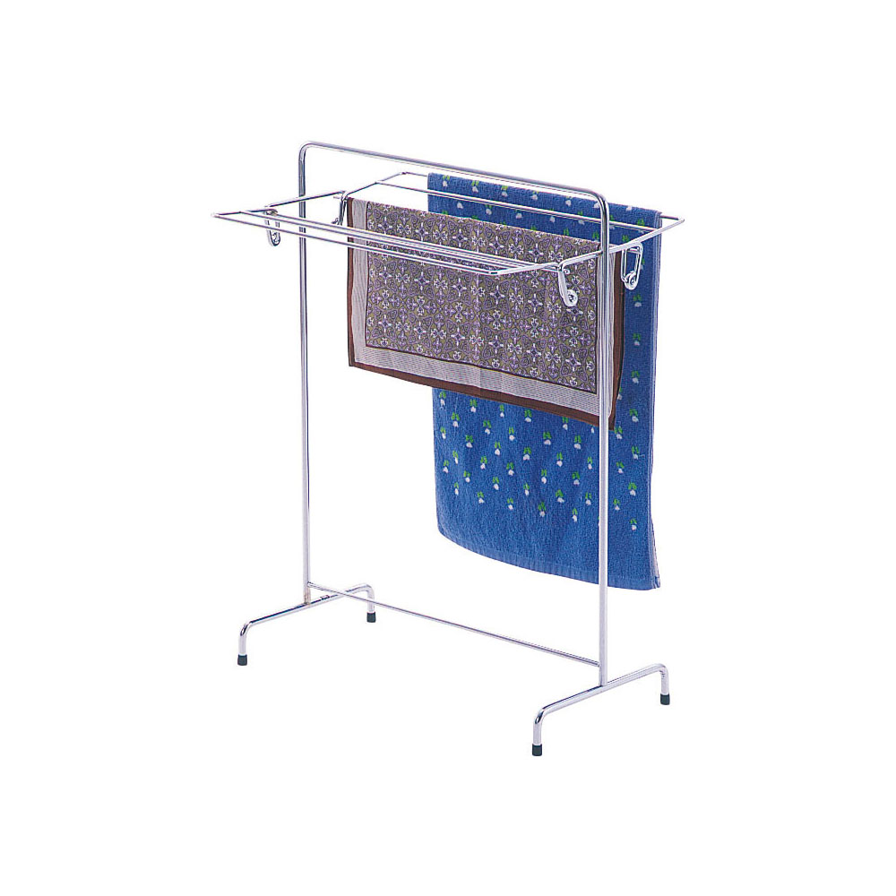 タオル掛け 6枚 山崎産業 タオルハンガー タオル干し 6H-CR（商品番号