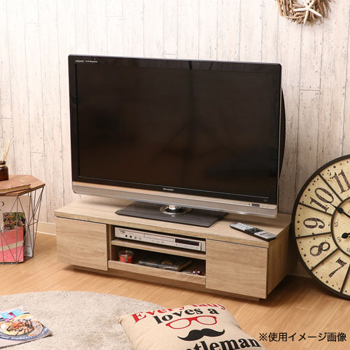 テレビ台 幅1000×奥行385×高さ260mm ローボード TVラック TV-W100