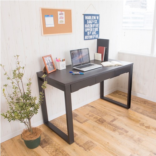 デスク 木製デスク 幅120×奥行59cm SJSH-406D（商品番号：19-sjsh-406d