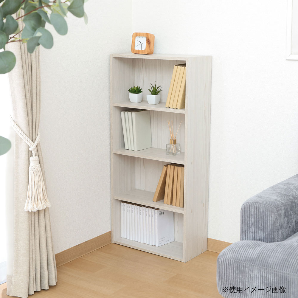 BDラック BOOK&DVD 2個セット 幅418×奥行185×高さ890mm 固定棚 1456